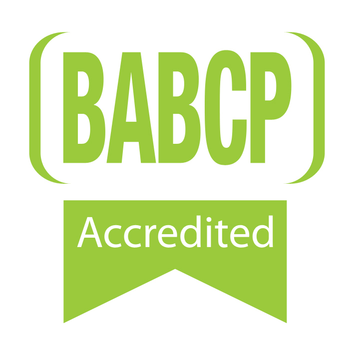 Accredited Logo Web babcp accreditation logo